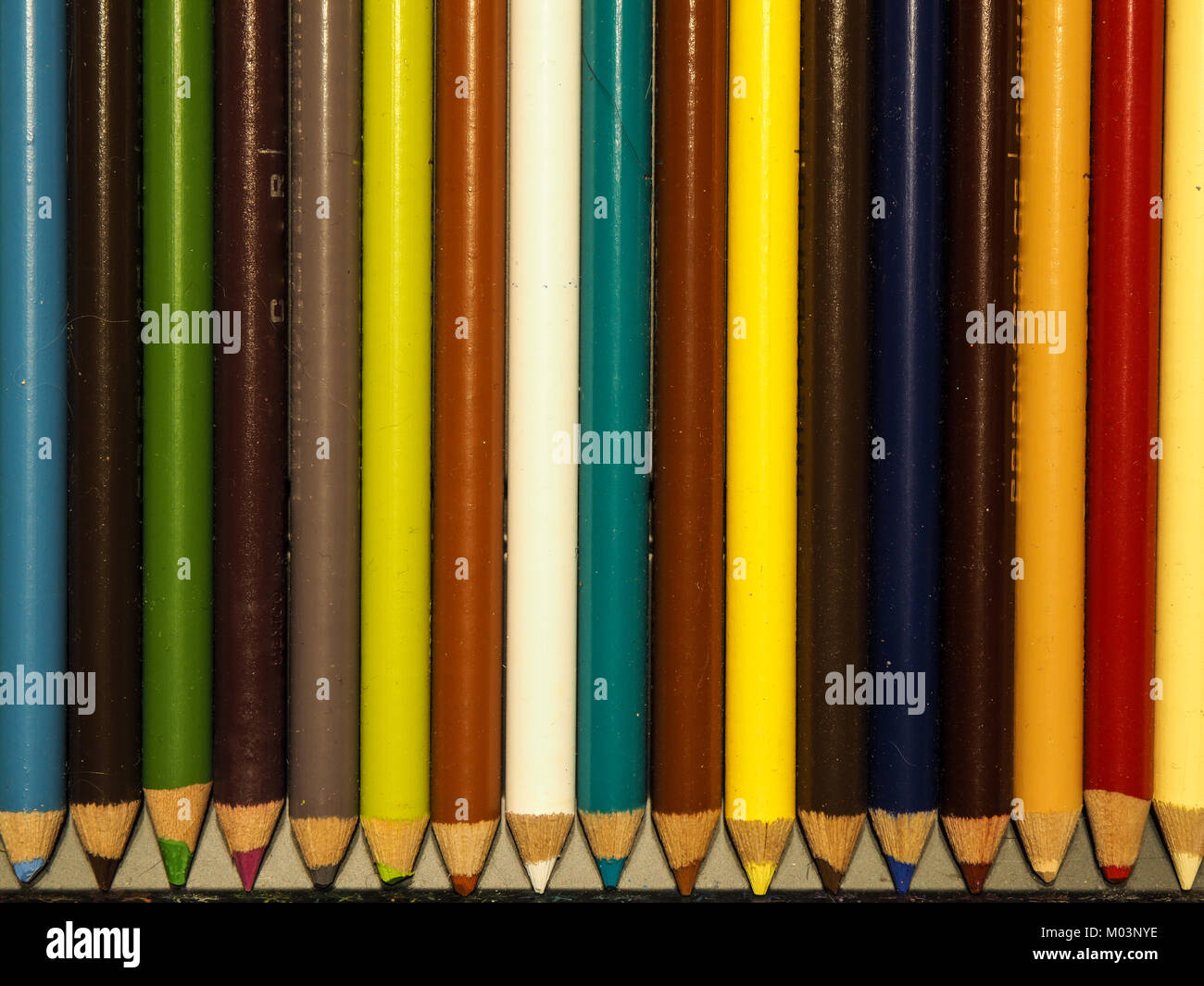 Crayons pastels colorés Banque D'Images
