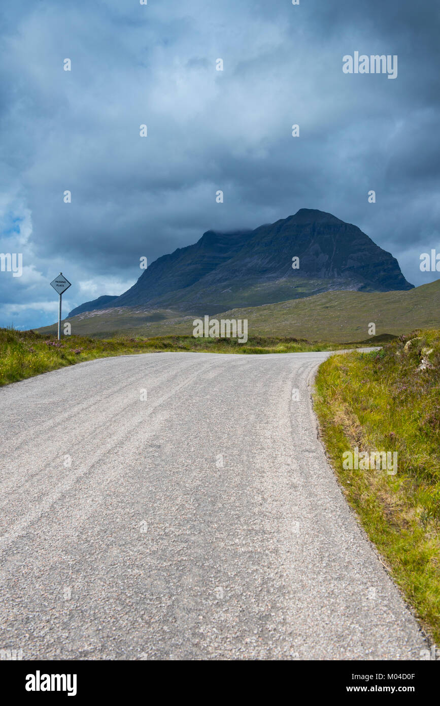 L'article de la côte du nord 500 route touristique près de laide à Wester Ross, Ecosse Banque D'Images