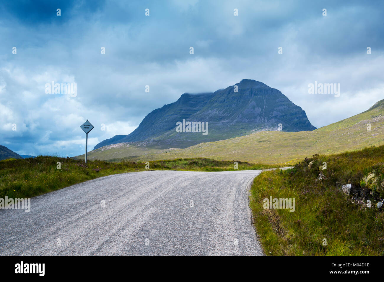 L'article de la côte du nord 500 route touristique près de laide à Wester Ross, Ecosse Banque D'Images