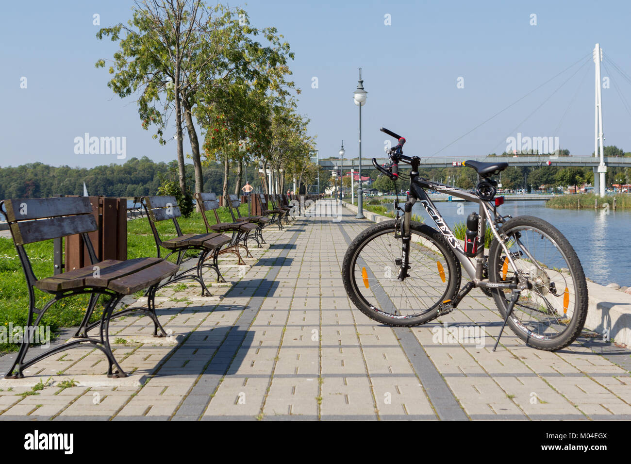 La Mazurie, Gizycko, Big Lake District en Pologne Banque D'Images