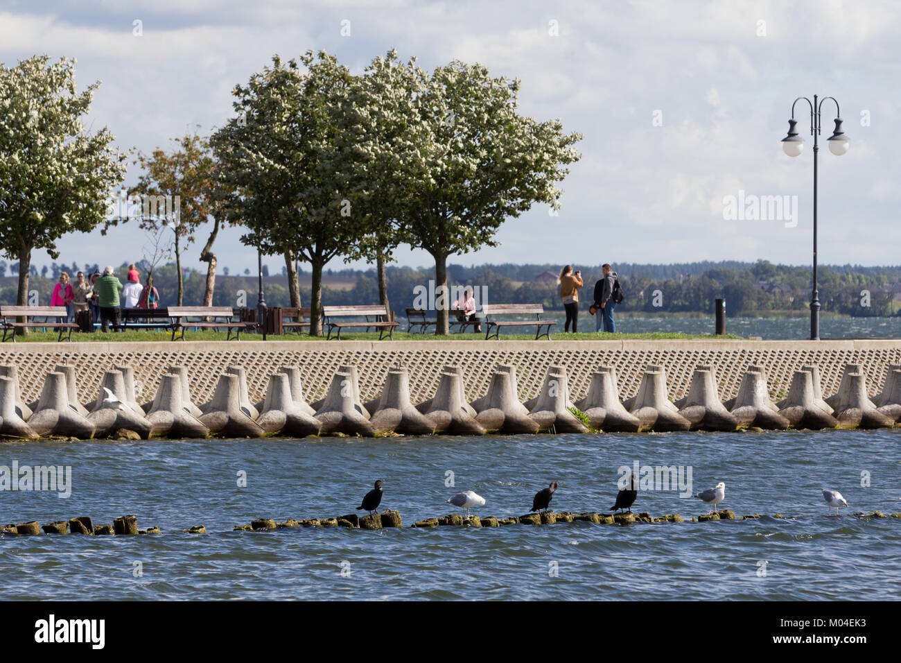 La Mazurie, Gizycko, Big Lake District en Pologne Banque D'Images