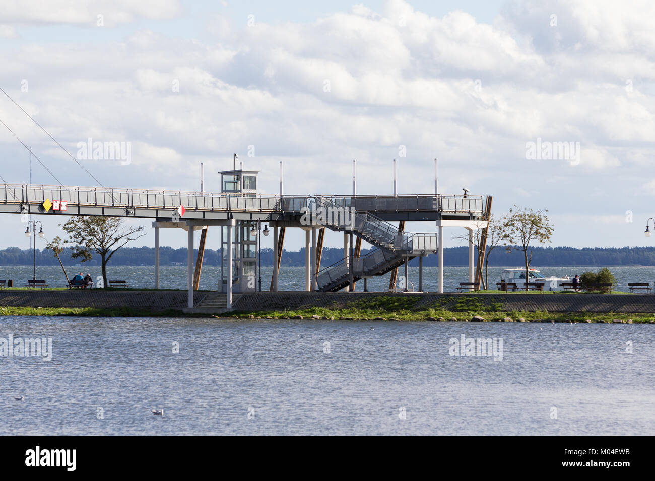 La Mazurie, Gizycko, Big Lake District en Pologne Banque D'Images