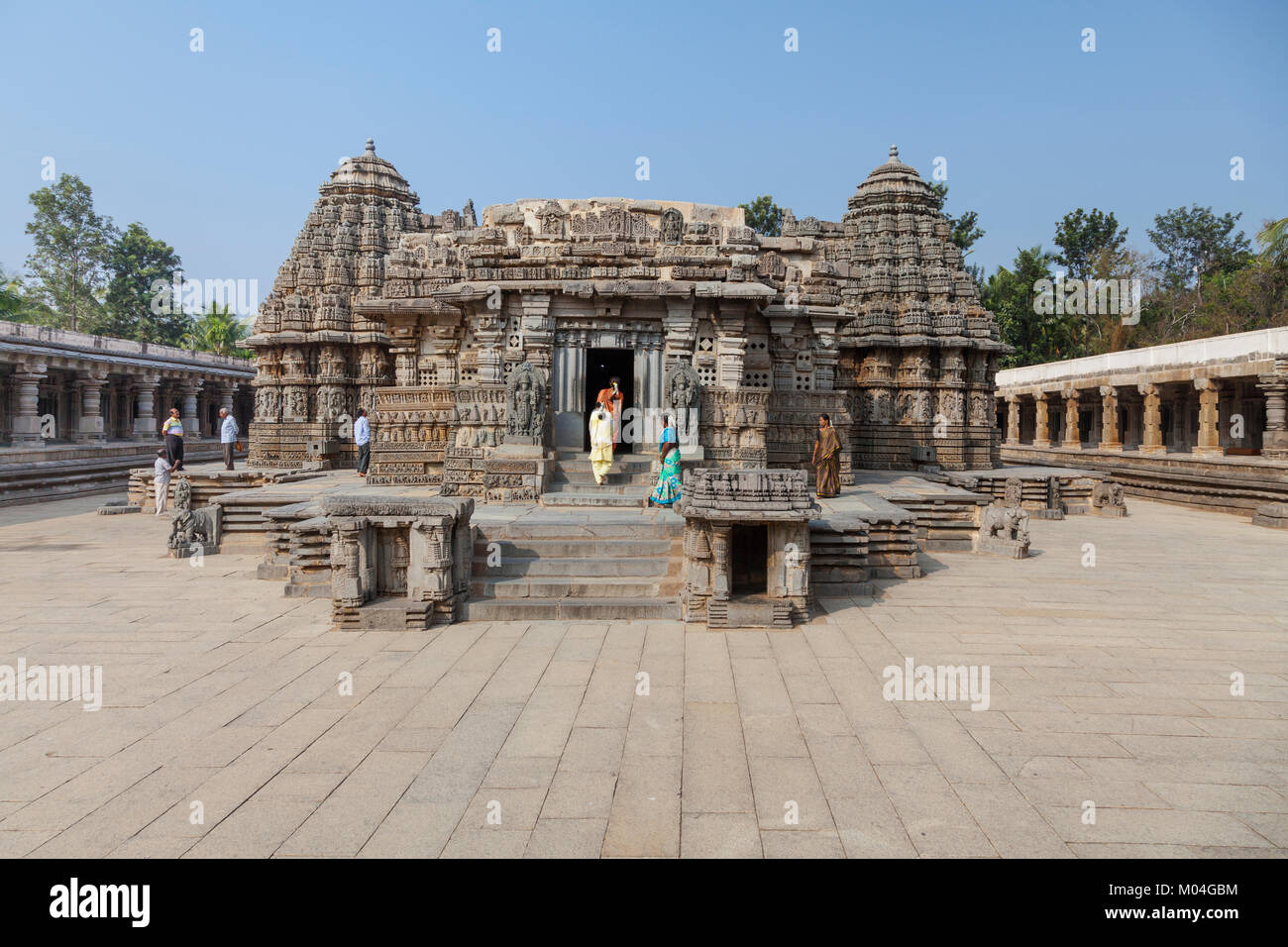 L'Inde, Karnataka, Somanathapura Temple Chennakesava, Banque D'Images