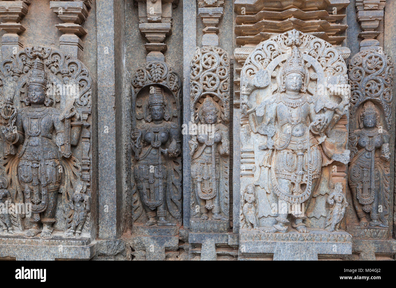 L'Inde, Karnataka, Somanathapura Temple Chennakesava, Banque D'Images