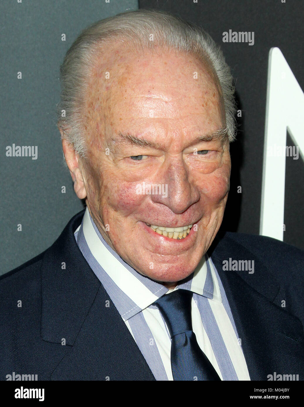 Los Angeles premiere du "tout l'argent du monde" tenue au Théâtre Samuel Goldwyn l'Académie comprend : Christopher Plummer Où : Los Angeles, California, United States Quand : 18 Déc 2017 Crédit : Adriana Barraza M./WENN.com Banque D'Images