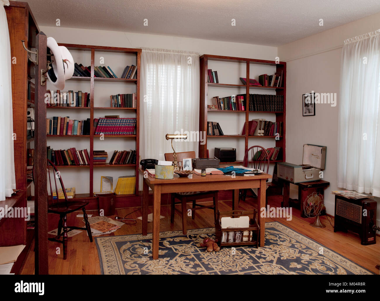 L'étude de Martin Luther King, Dexter Parsonage Museum, Montgomery, Alabama Banque D'Images