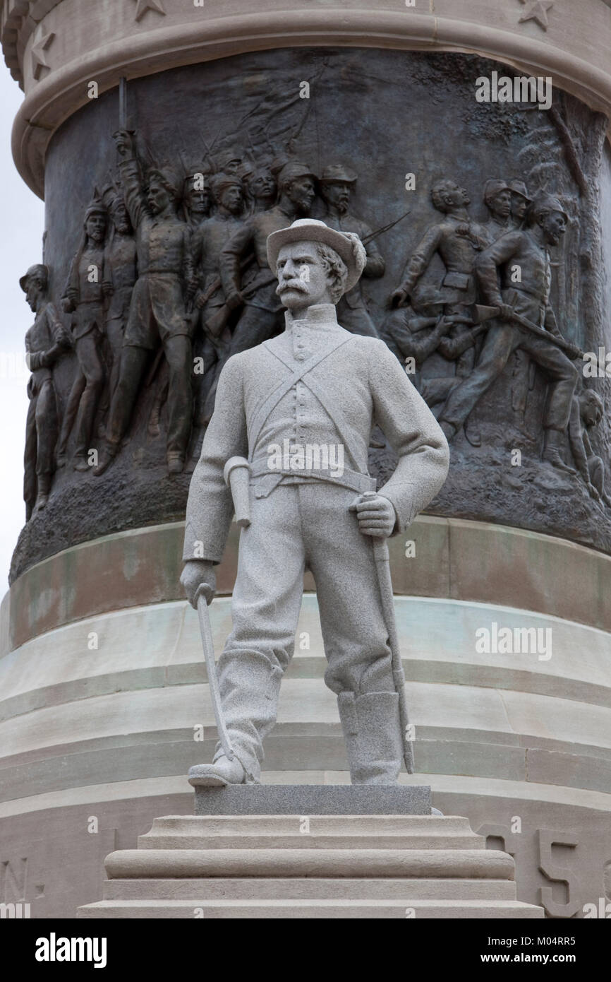 Confederate Memorial Monument, Montgomery, Alabama Banque D'Images