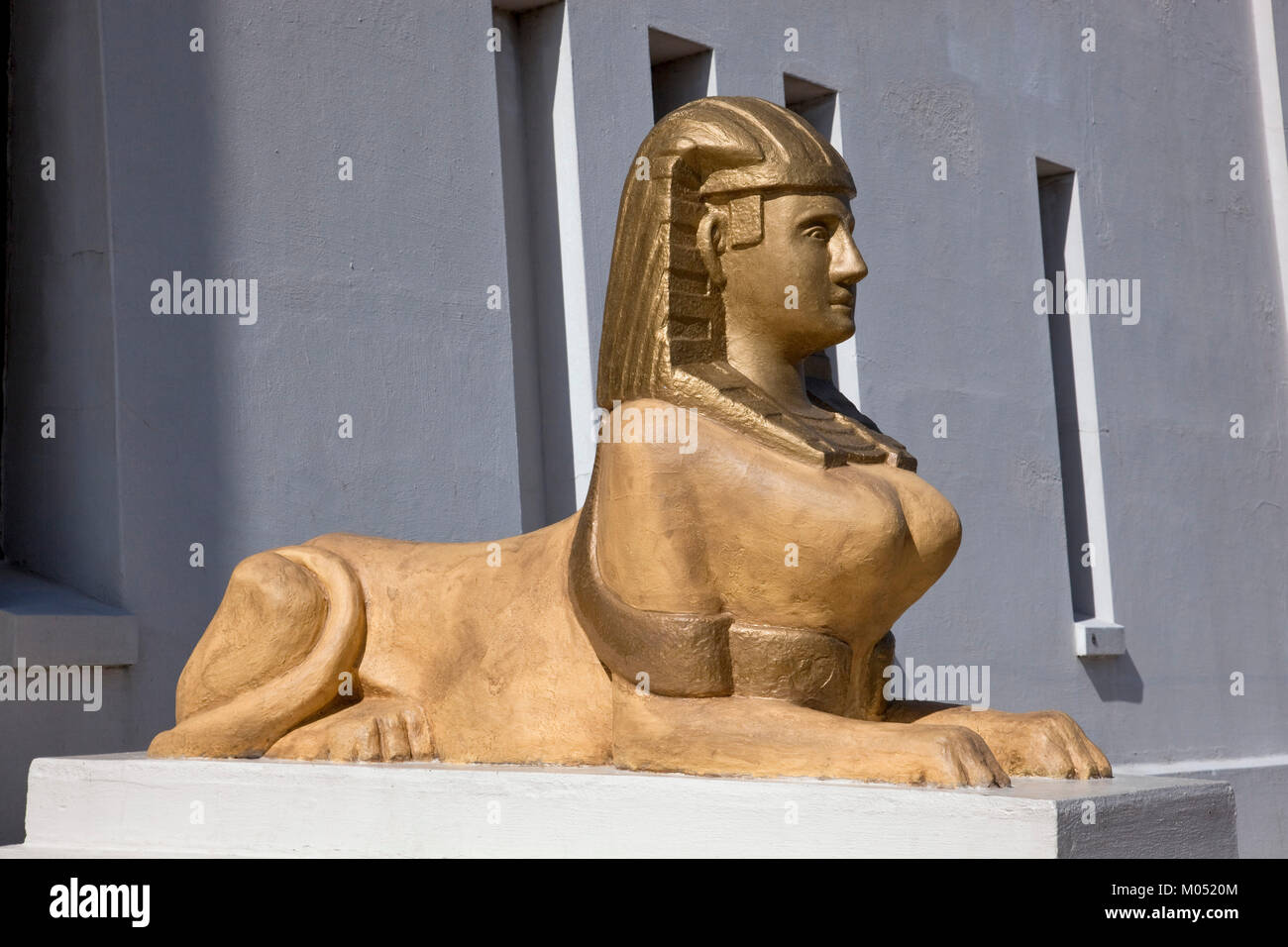 Sphinx dans le Temple de rite écossais Banque D'Images