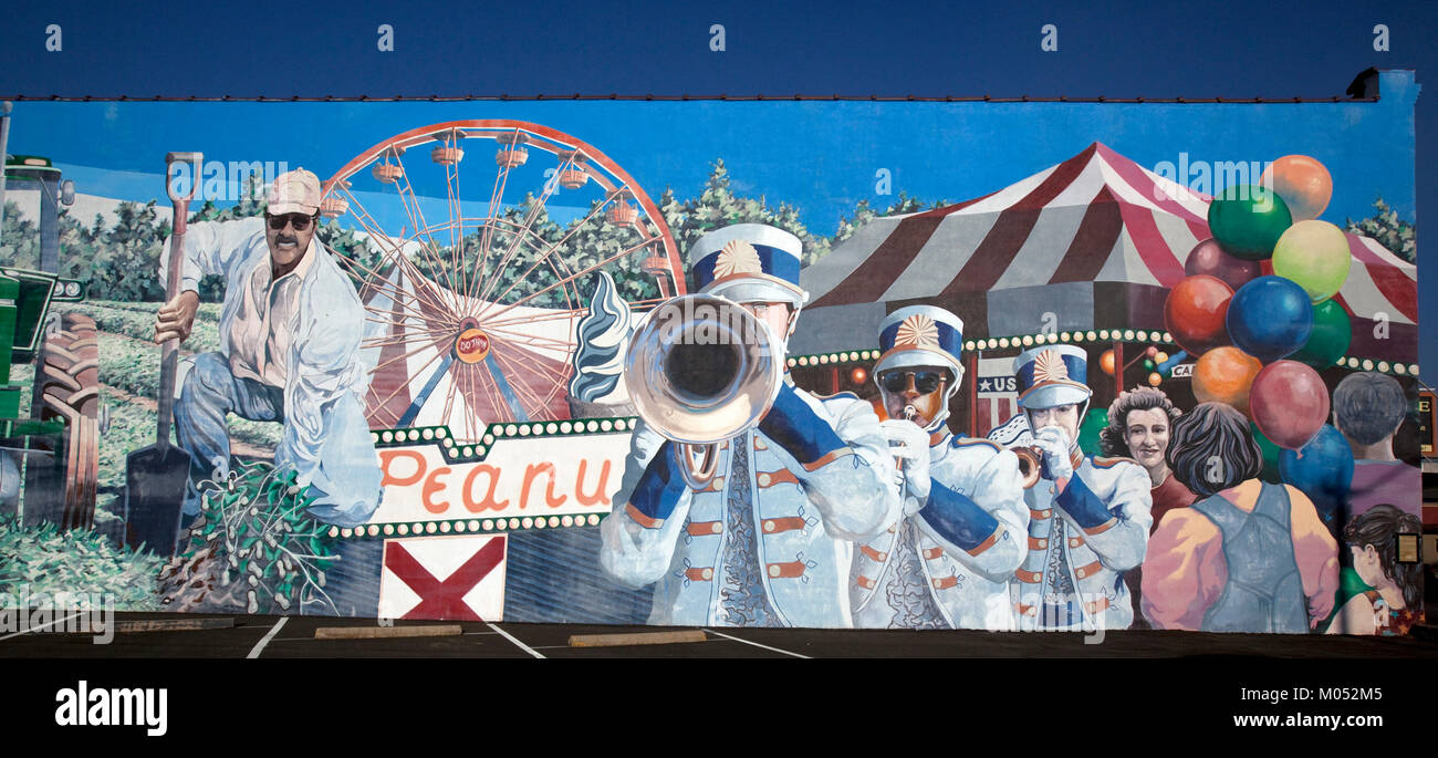 Amusement & Band-Mural Banque D'Images