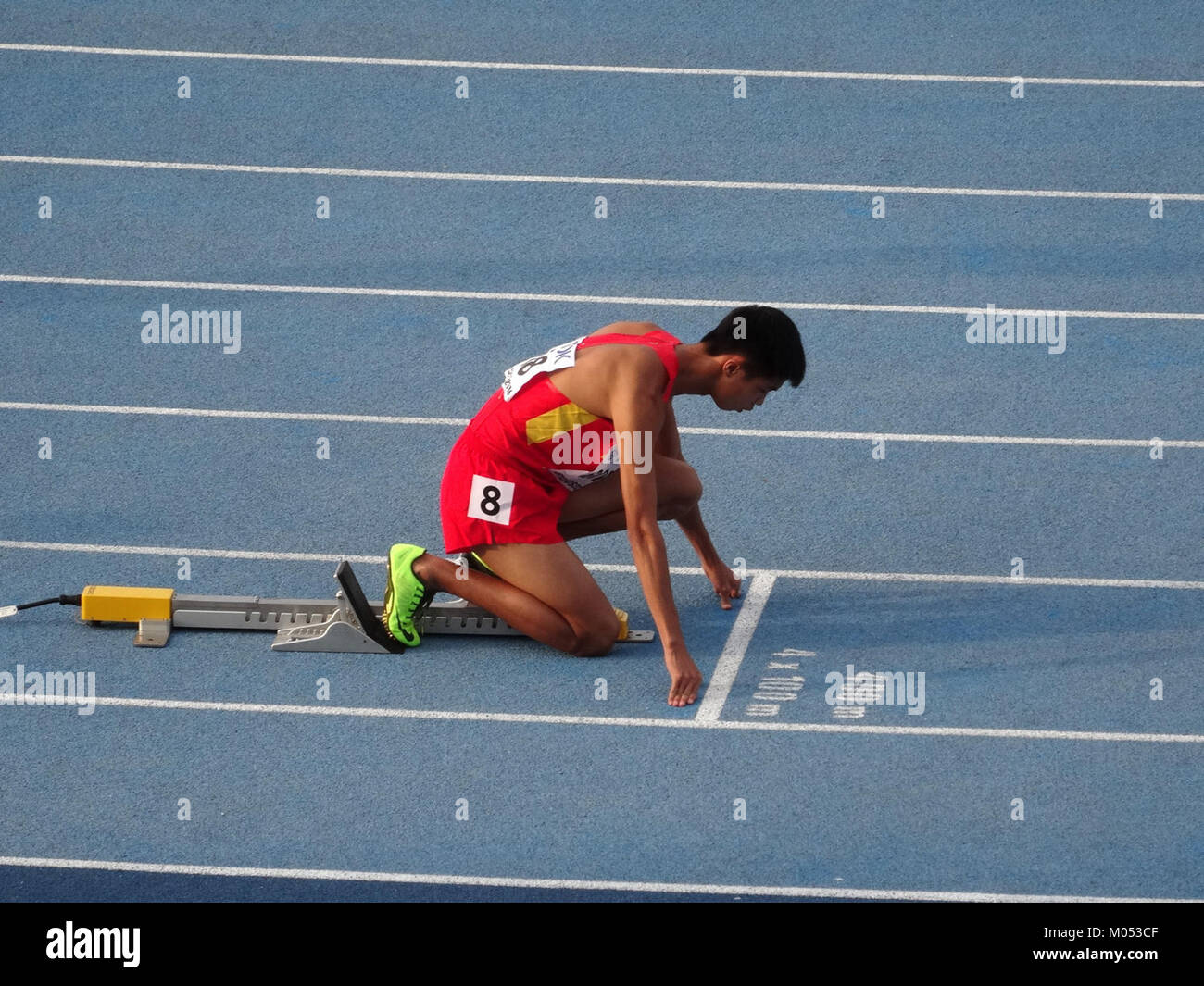 Bydgoszcz 2016 championnats du monde Championnats du Monde U20, finale hommes 400m haies2 23-07-2016 Banque D'Images