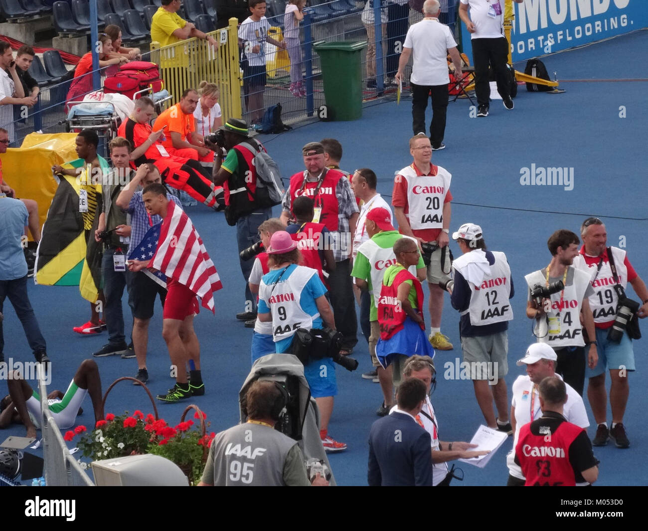 Bydgoszcz 2016 championnats du monde Championnats du Monde U20, finale hommes 400m haies1 23-07-2016 Banque D'Images