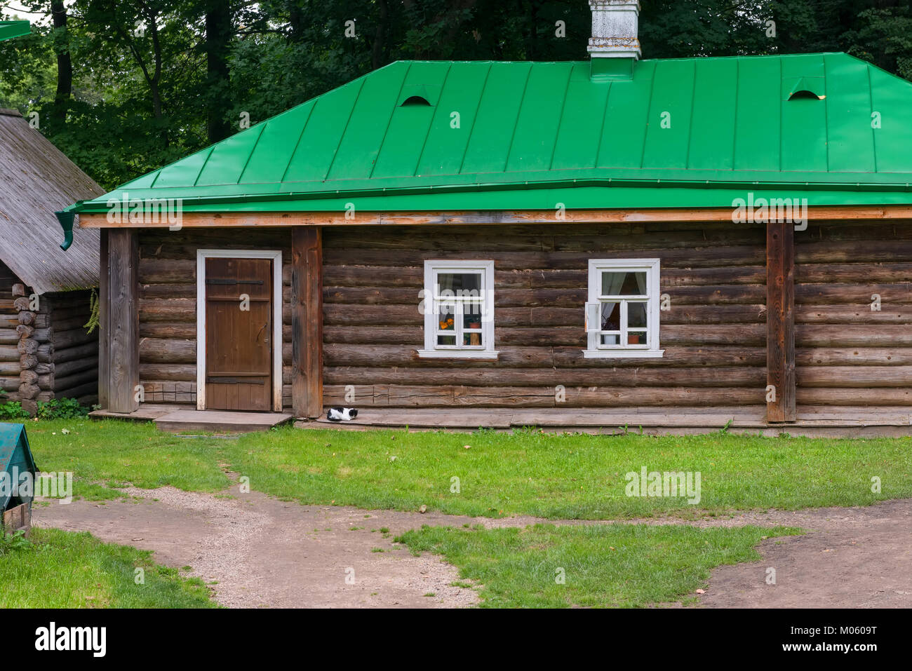 Cuisine blanche dans le domaine du comte Léon Tolstoï à Iasnaïa Poliana en septembre 2017. Banque D'Images