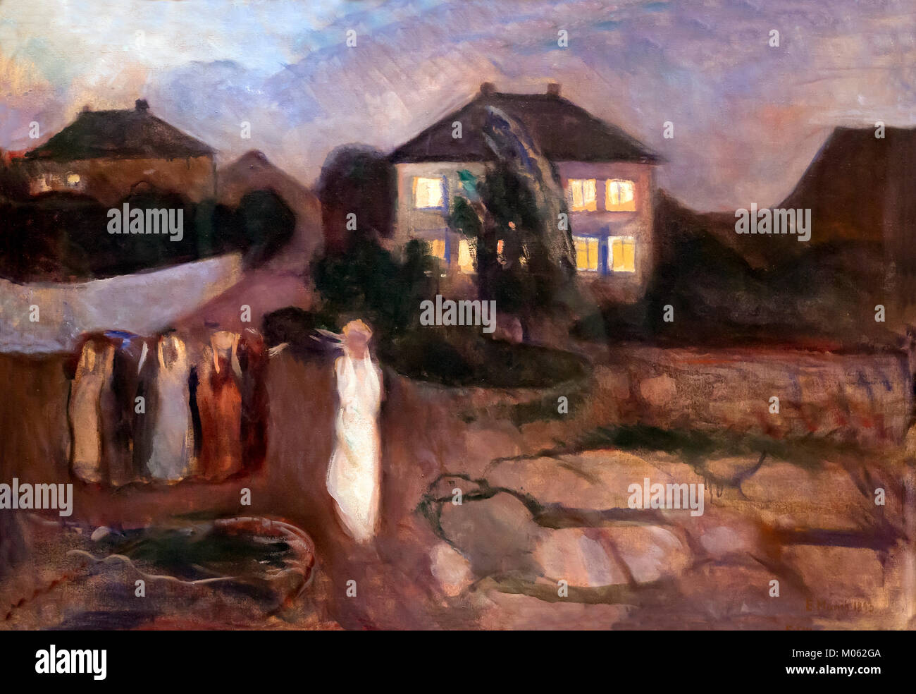 La tempête, Edvard Munch, 1893, Banque D'Images