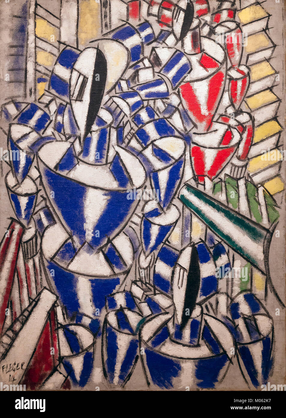 Quitter les Ballets Russes, Fernand LEGER, 1914, Banque D'Images