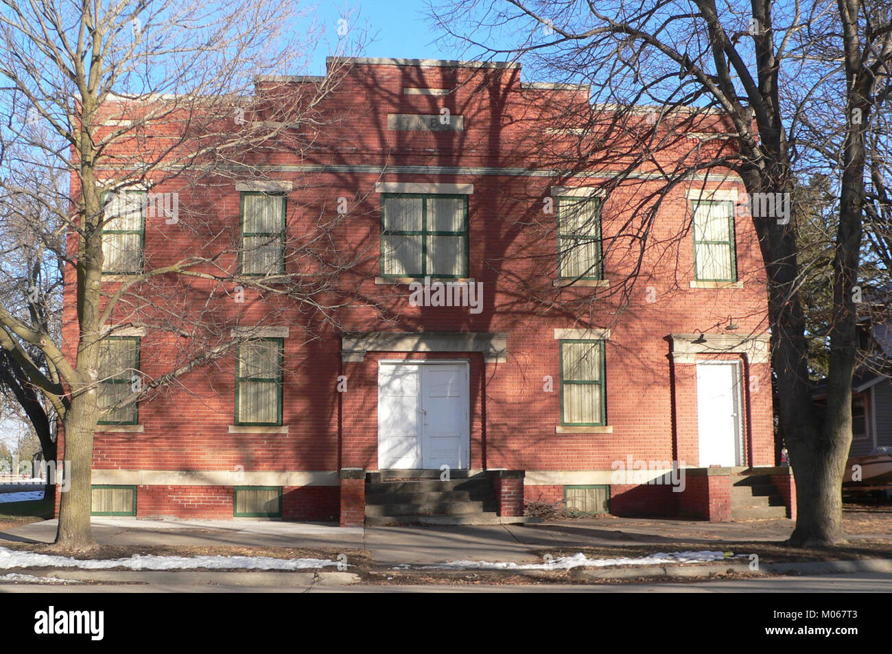 Photographie de ZCBJ à Brainard, Nebraska, illustrant l'organisation communautaire, le patrimoine culturel et l'histoire locale. Banque D'Images