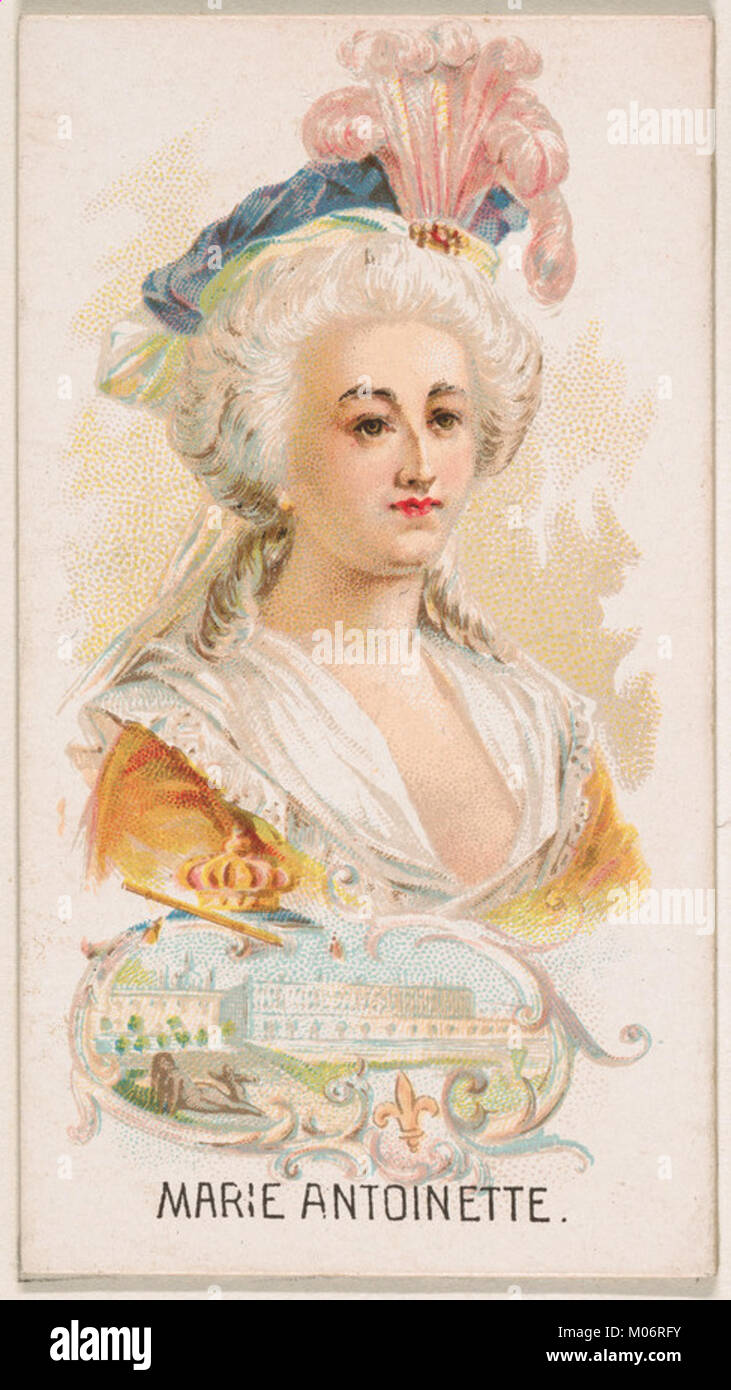 Marie Antoinette, les dirigeants de la série (N222) publié par Kinney Bros. RENCONTRÉ DPB872310 Banque D'Images