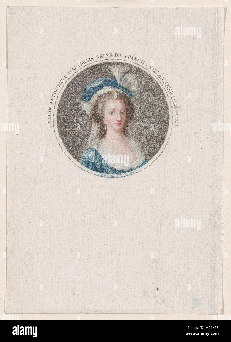 Marie Antoinette d'Autriche, reine de France RENCONTRÉ DP874410 Banque D'Images