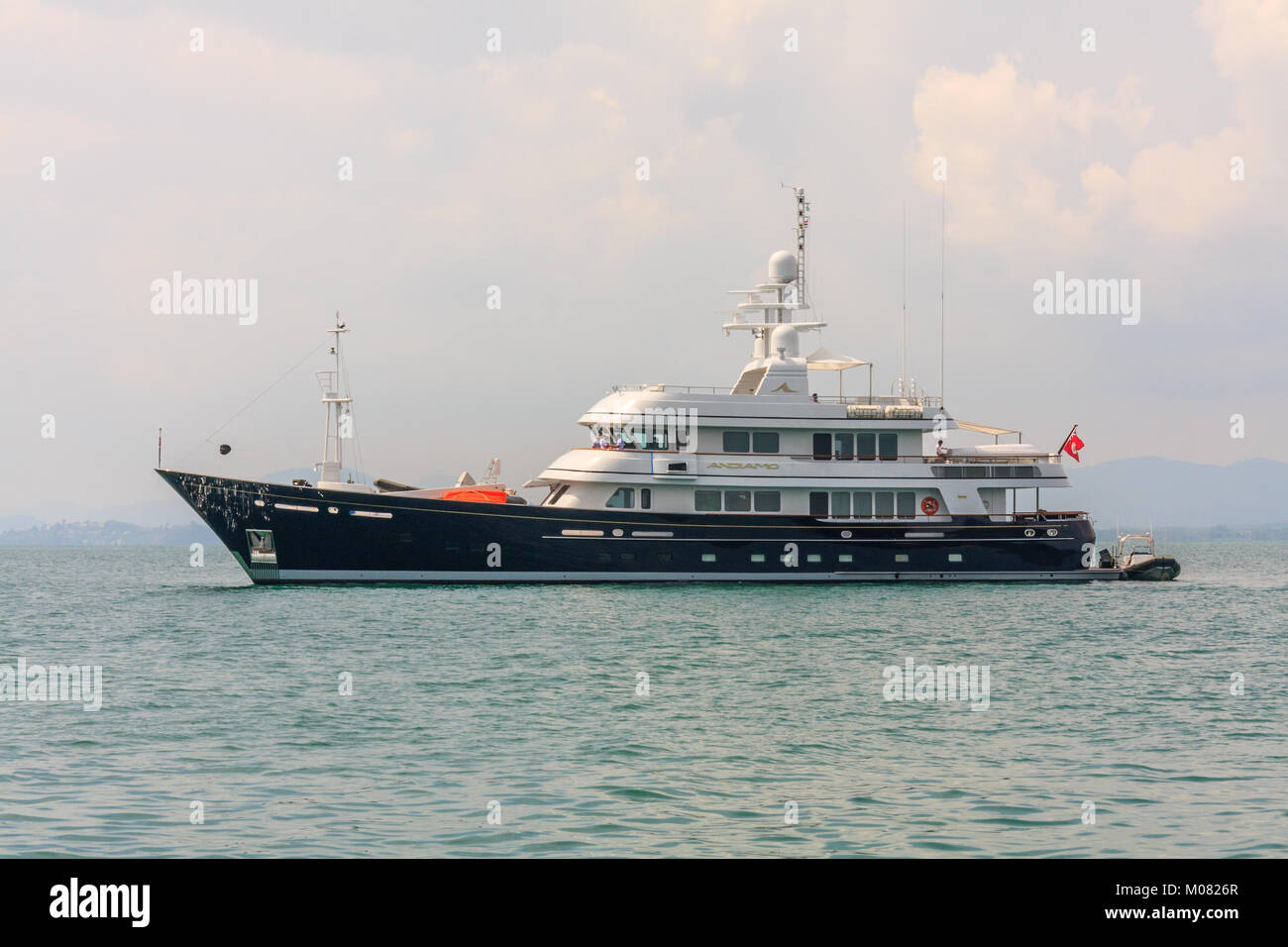 Andiamo luxury charter yacht construit par Benetti Banque D'Images