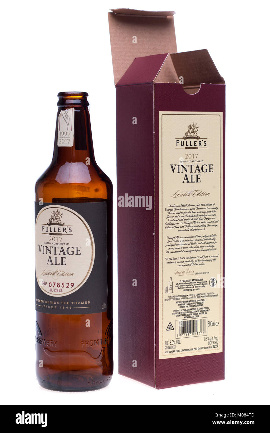 Fuller vintage ale Banque D'Images
