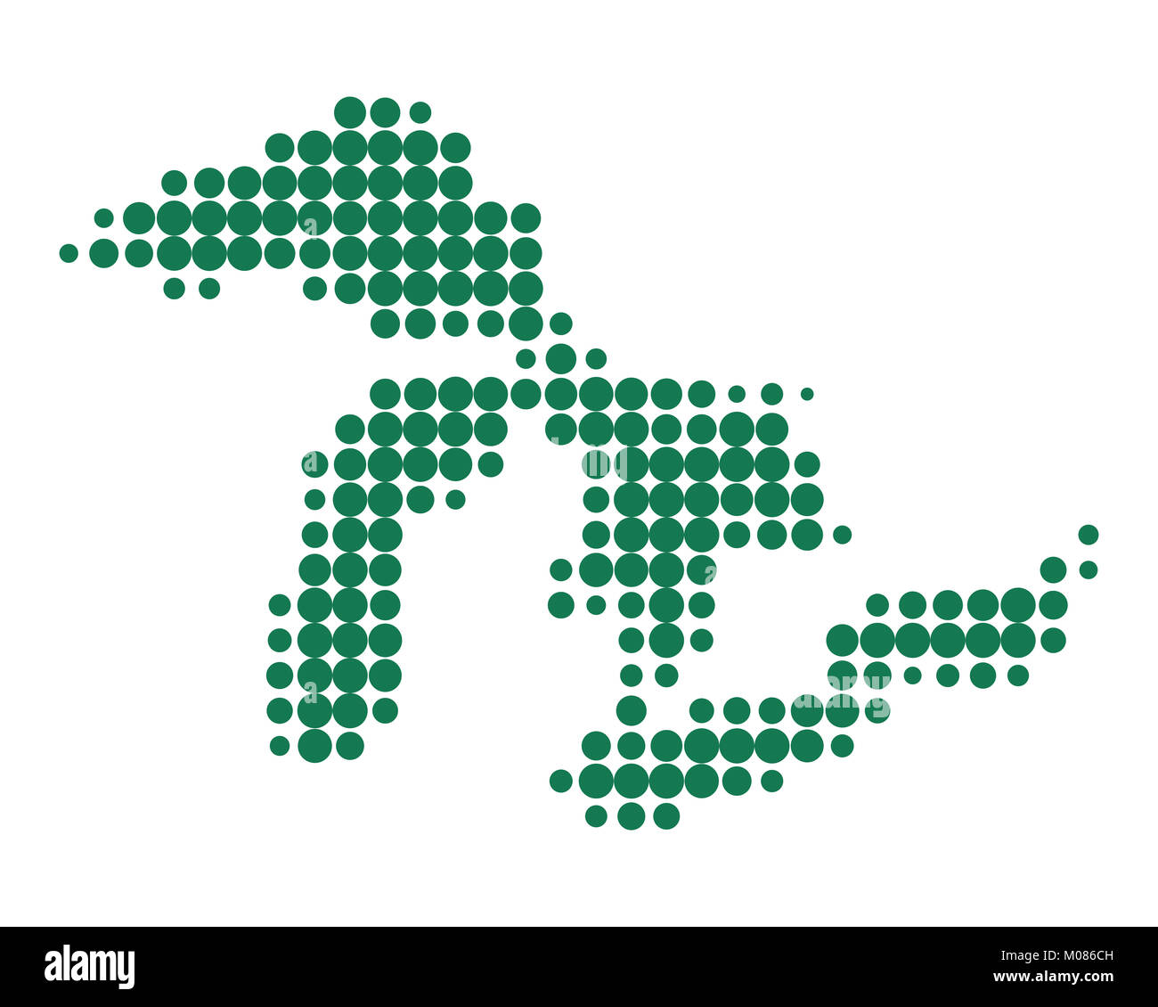 Plan de Great Lakes Banque D'Images