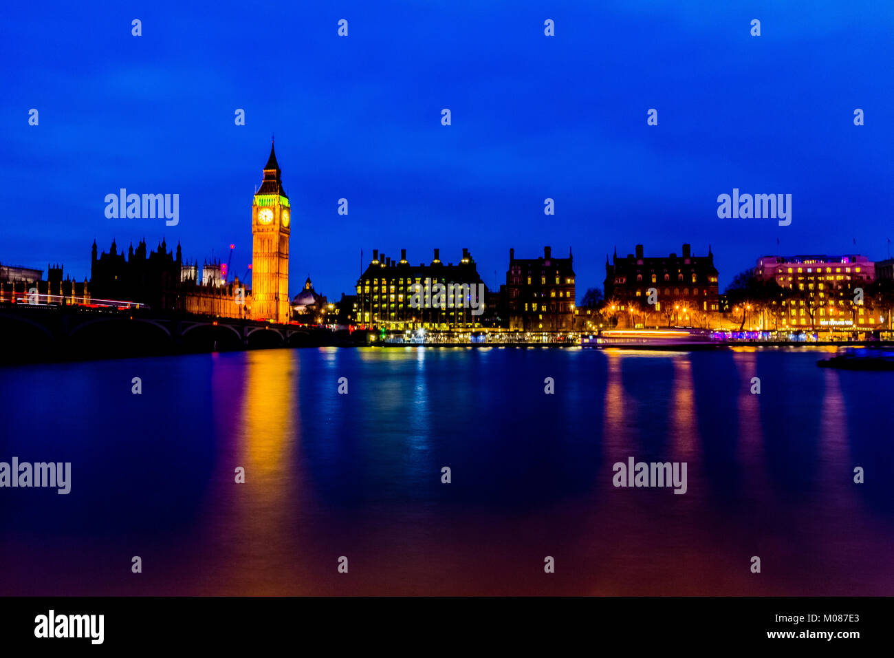 Big Ben, les Maisons du Parlement Banque D'Images