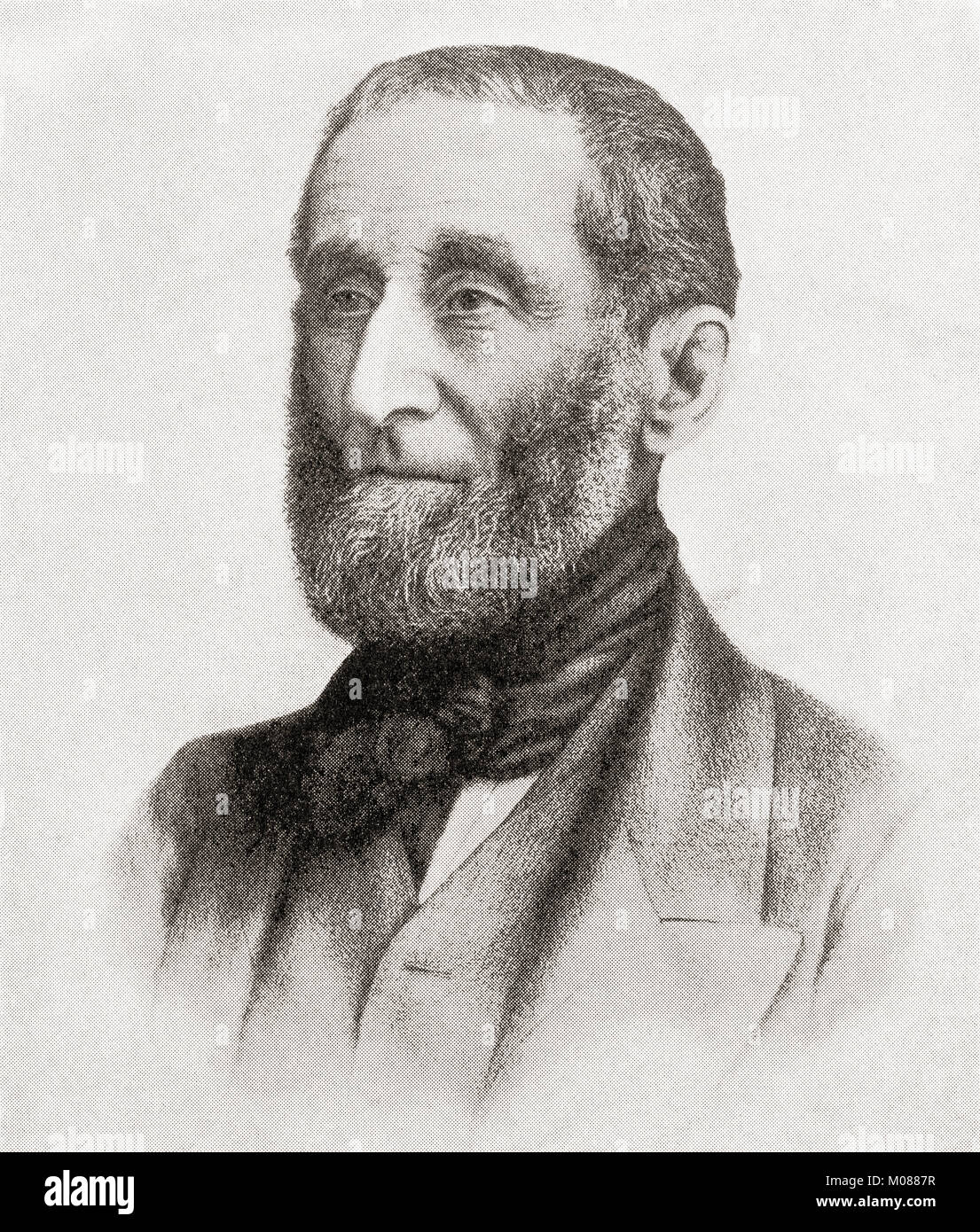 Edwin Berkeley Portman, 1830 -1921. Avocat et homme politique français. À partir de les martyrs de Tolpuddle, publié en 1934. Banque D'Images