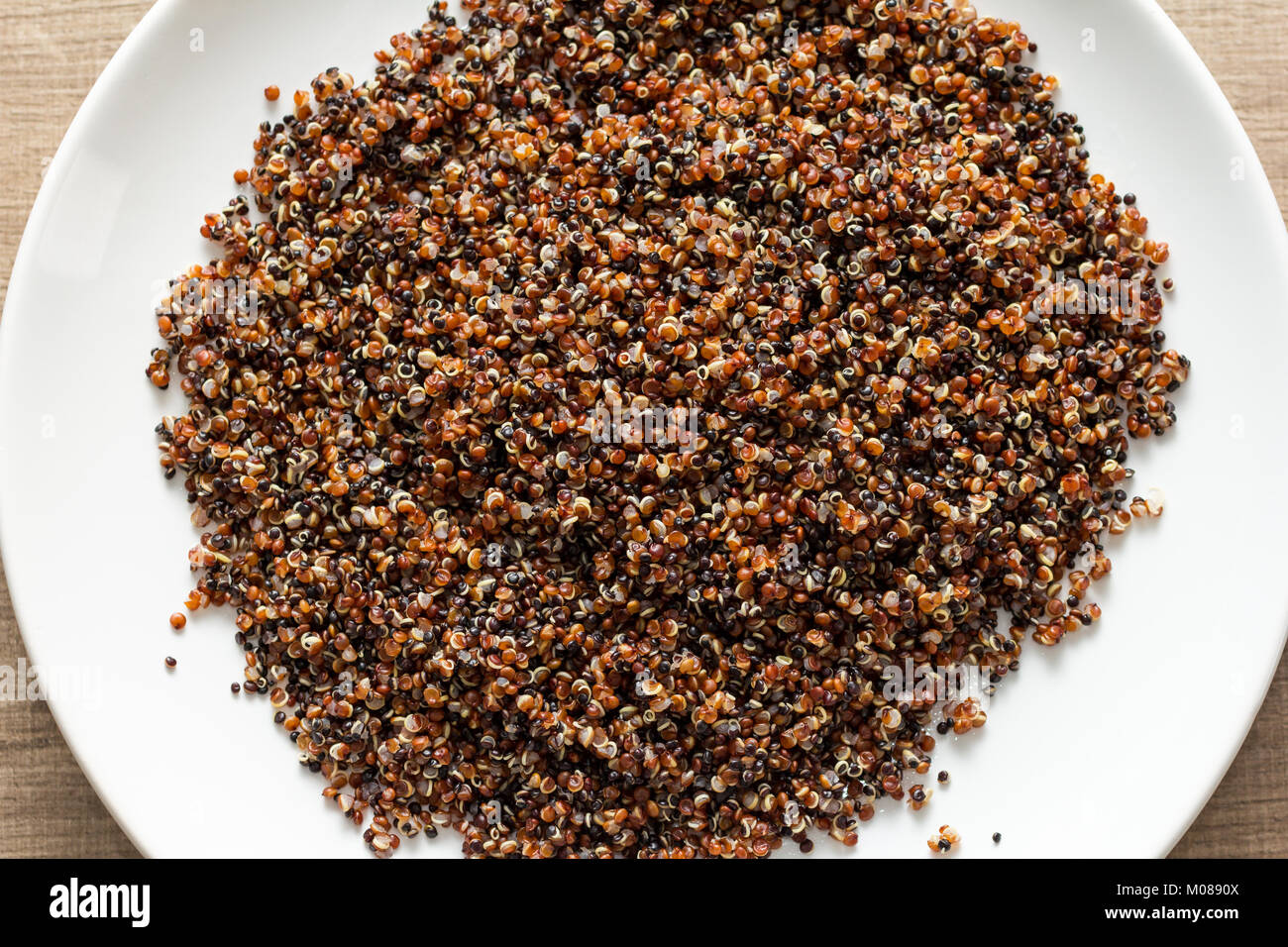 Melange De Quinoa Rouge Et Noir Cuit Nom Scientifique