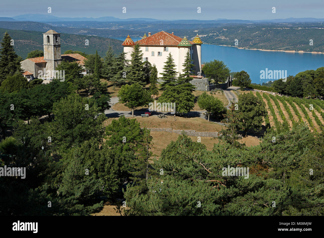 Aiguines, Le Verdon, les Gorges du Verdon, Alpes de Haute-Provence, France Banque D'Images