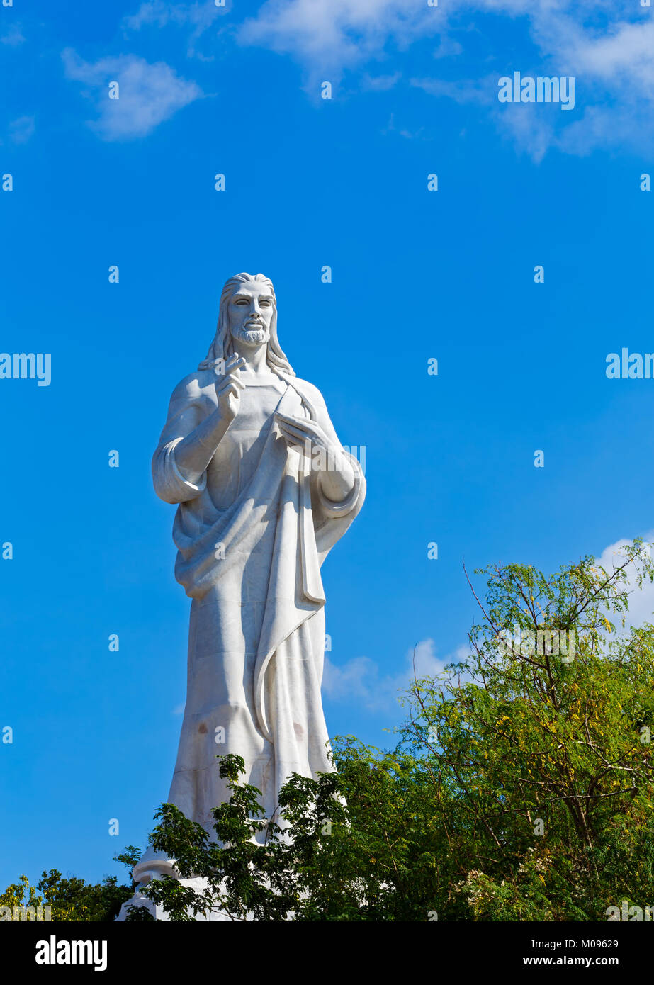 Statue de Jésus de Nazareth à La Havane Cuba Banque D'Images