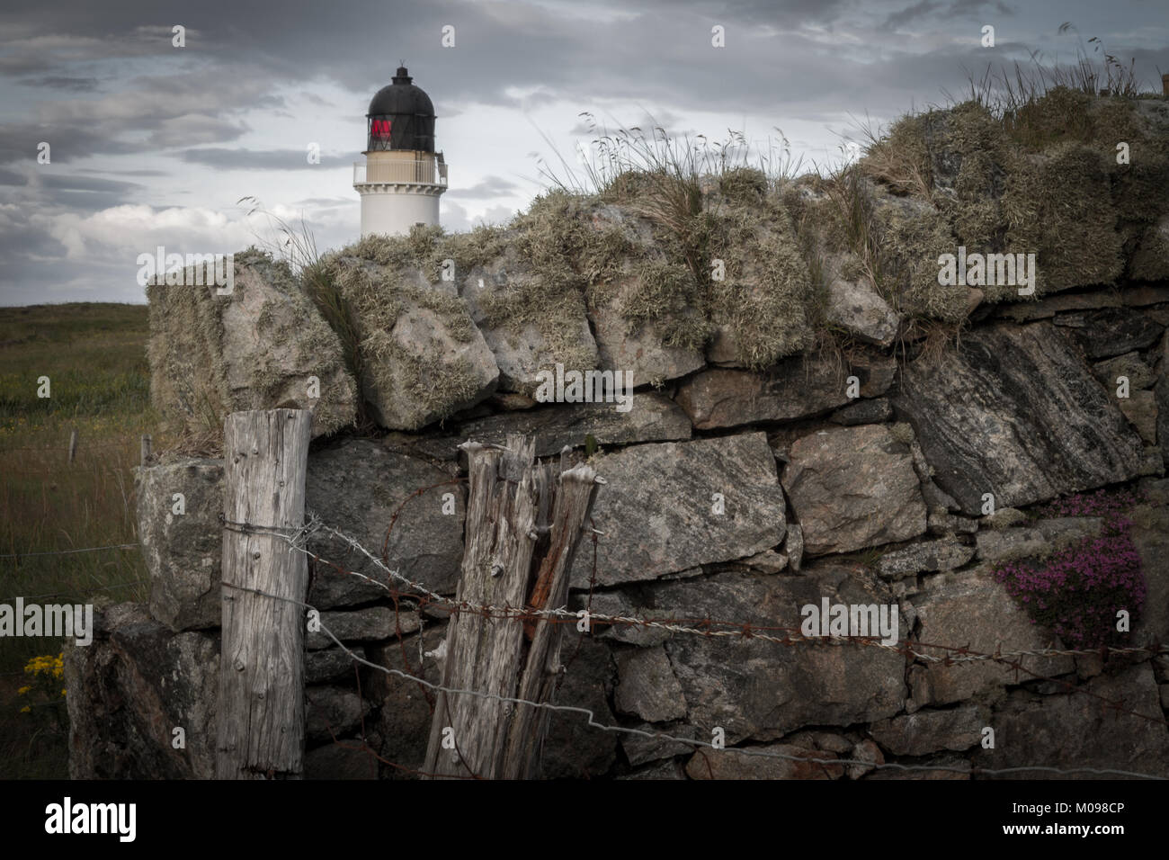 Arnish Point Lighthouse Banque D'Images