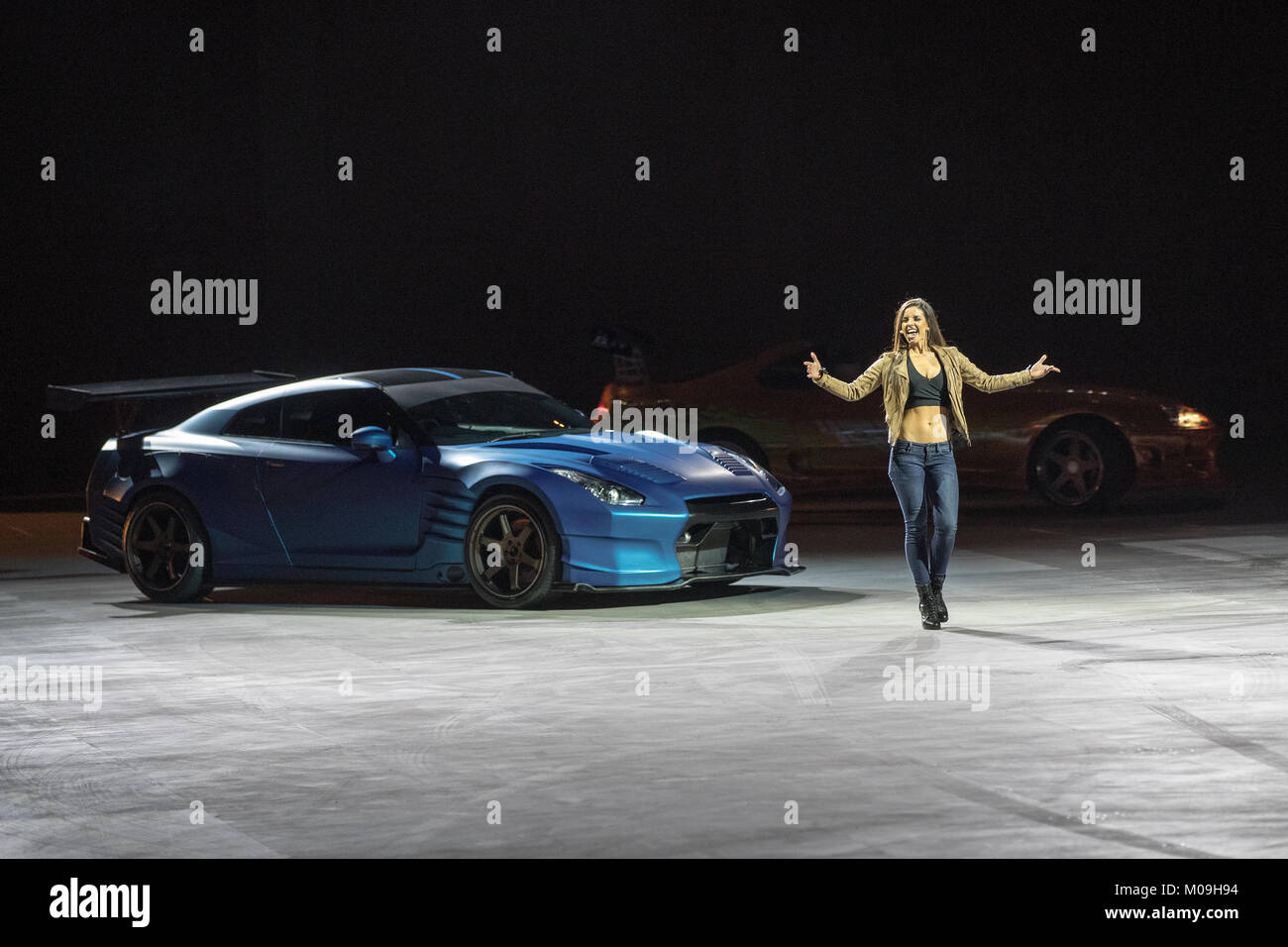 Londres, Royaume-Uni. 19 Jan, 2018. Vivre l'action à la première mondiale de Fast & Furious Live à l'O2 Arena de Londres, Angleterre, le 19 janvier 2018. Crédit : Jason Richardson/Alamy Live News Banque D'Images