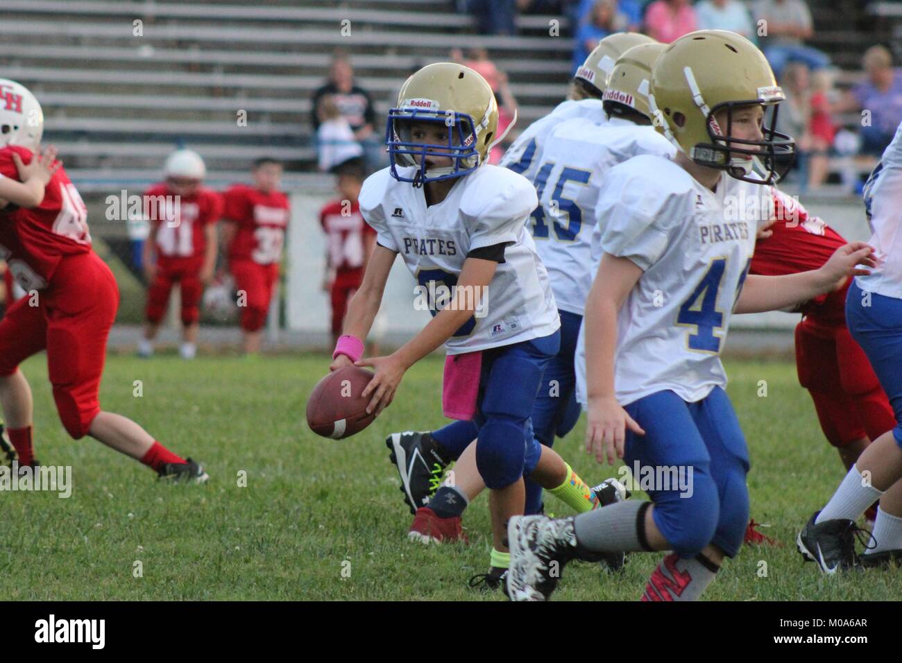 Quarterback main Banque D'Images