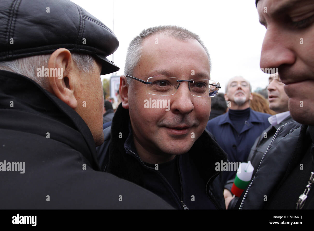 SOFIA, BULGARIE - 16 NOVEMBRE 2013 : Sergei Stanishev, Leader du Parti Socialiste Européen Banque D'Images