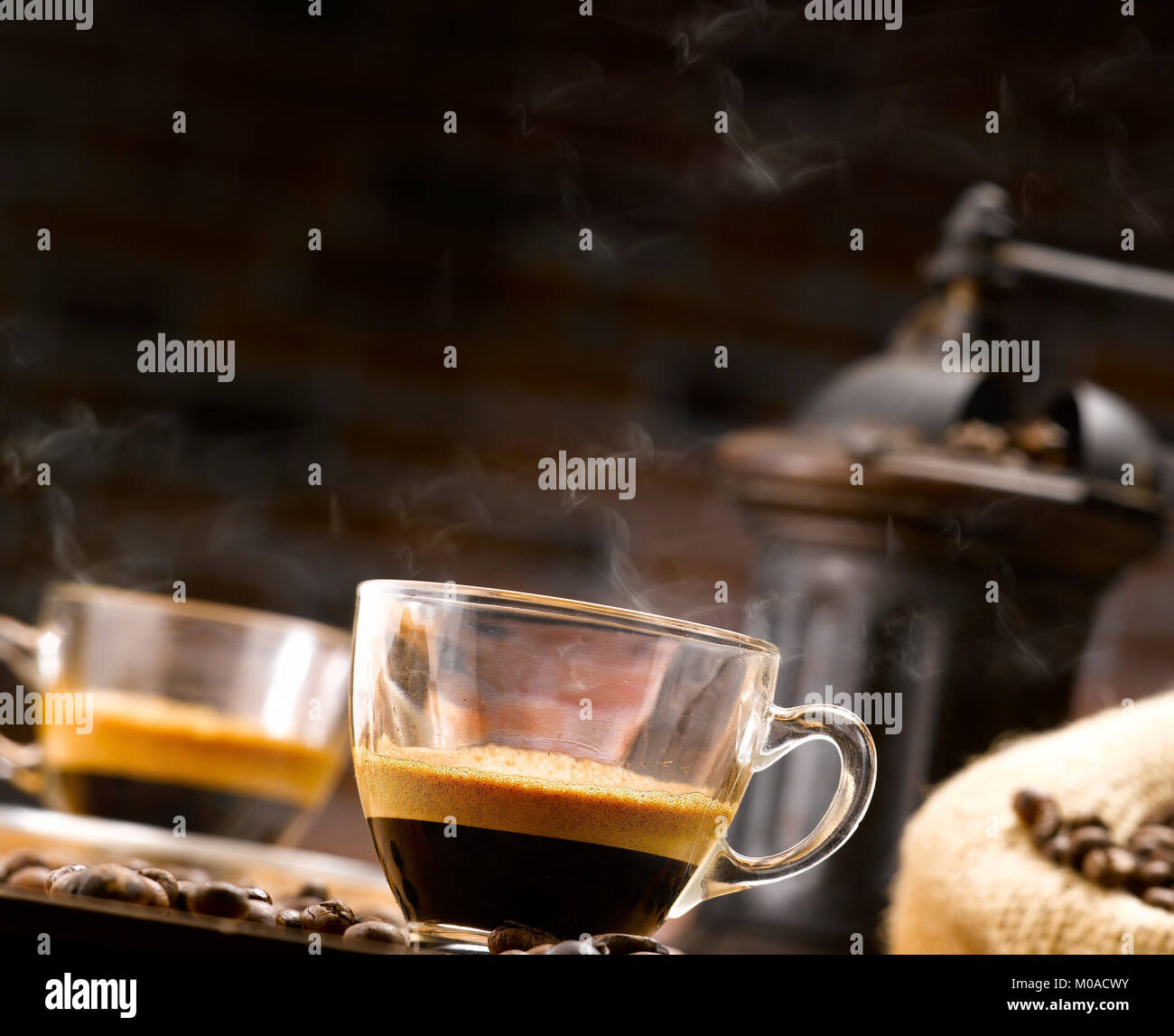 Café dans toutes ses formes Banque D'Images