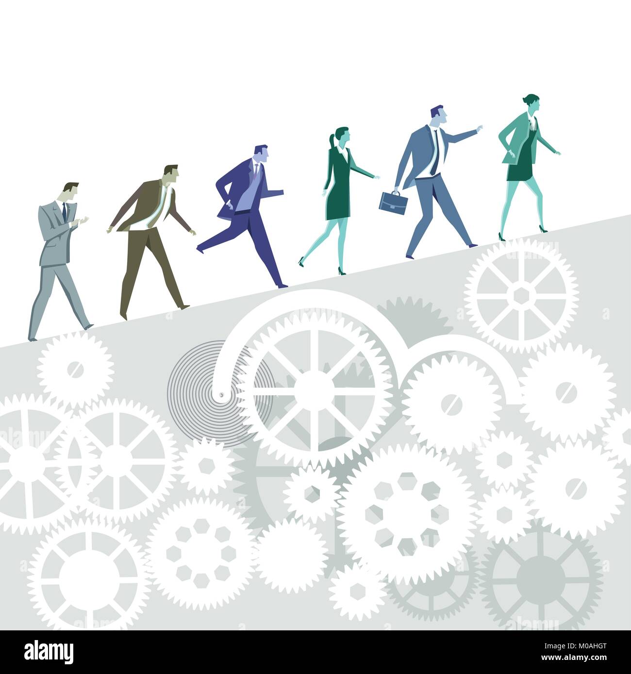 Carrière d'illustration symbolique Illustration de Vecteur