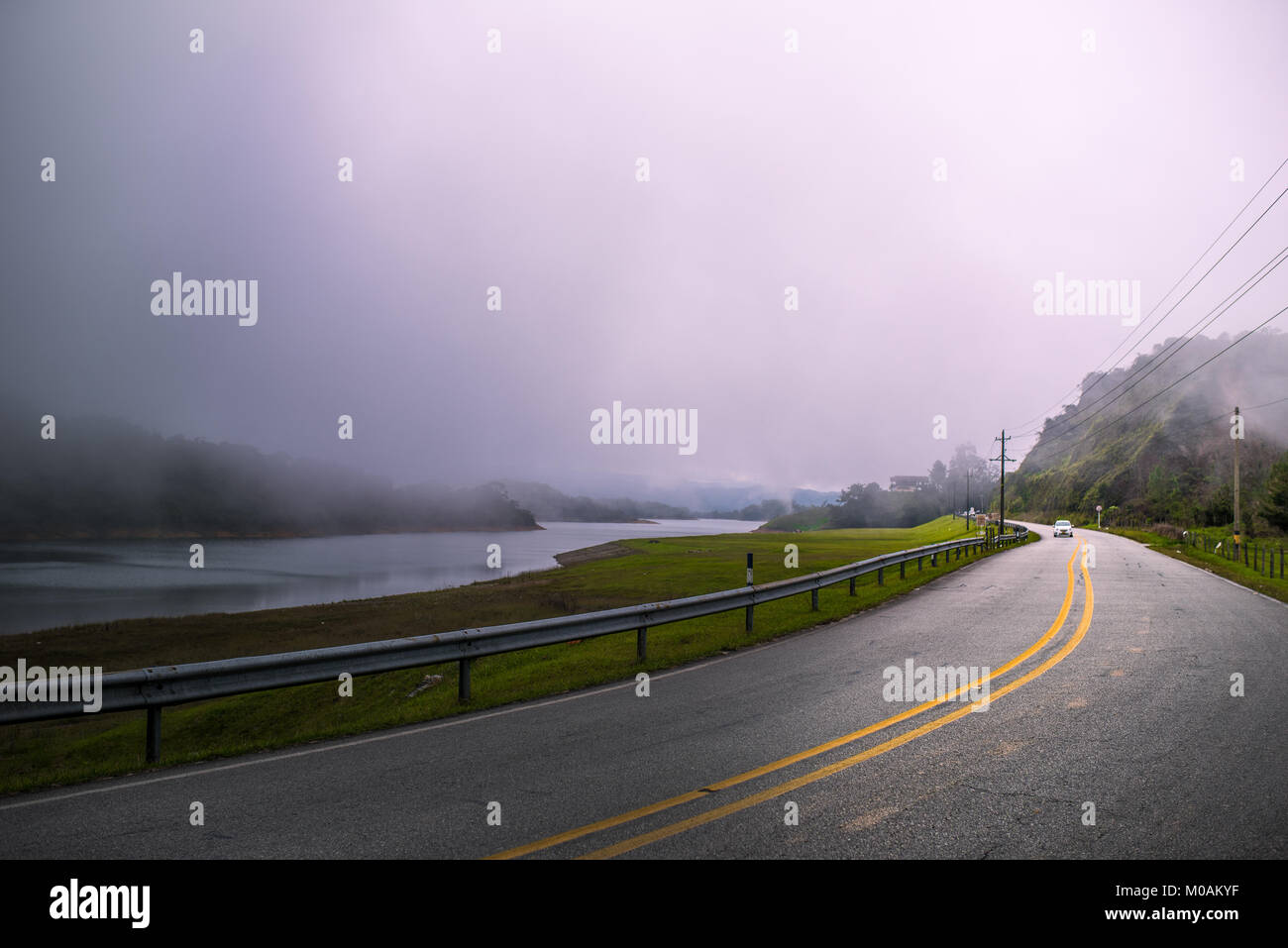 Sur la route de Guatapé, Colombie Banque D'Images