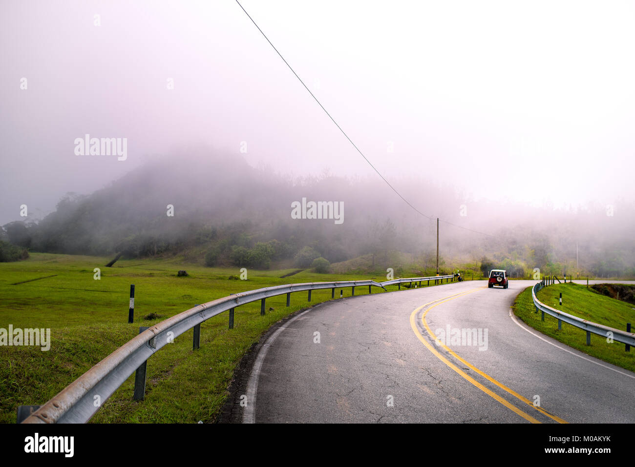 Sur la route de Guatapé, Colombie Banque D'Images