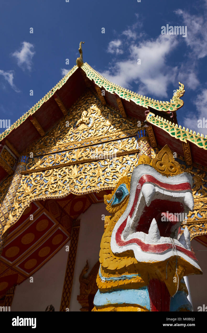 Wat chai phra kiat, un temple à Chiang Mai, Thaïlande Banque D'Images