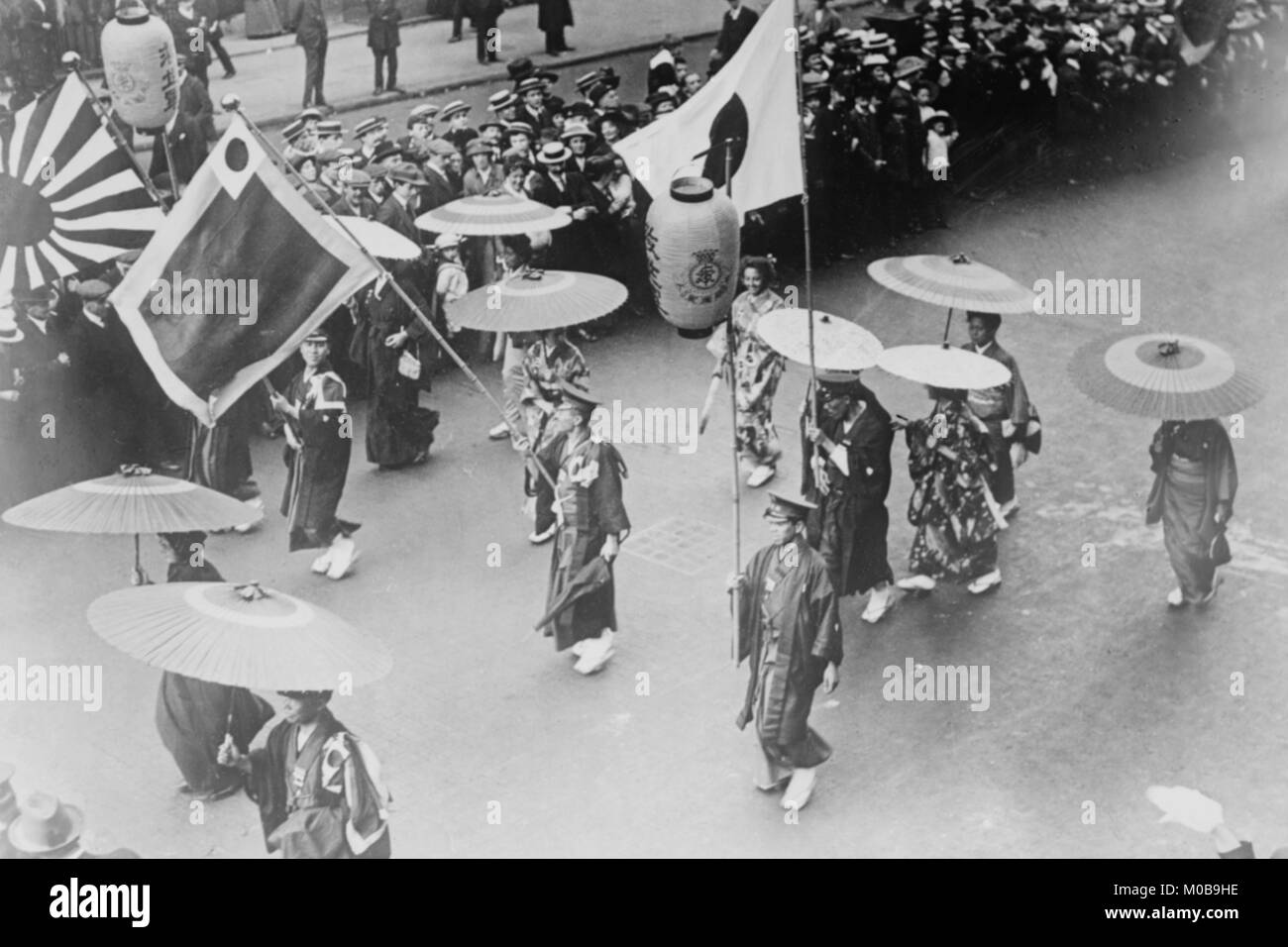 Armée du salut défilé dans les rues de Tokyo Banque D'Images