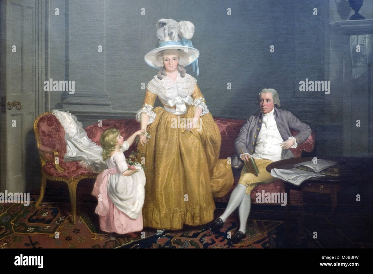 La famille Saithwaite Banque D'Images