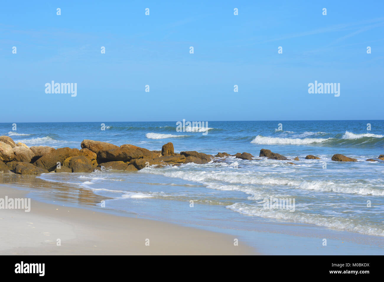 Fort Matanzas Beach Saint Augustine en Floride USA Banque D'Images