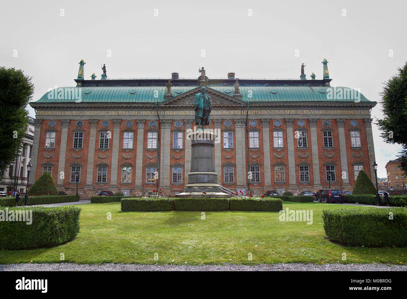 STOCKHOLM, Suède - le 19 août 2016 : voir sur le monument d'Axel Oxenstierna, Lord High Chancellor de la Suède situé dans Riddarhuset , Stockholm, Suède o Banque D'Images