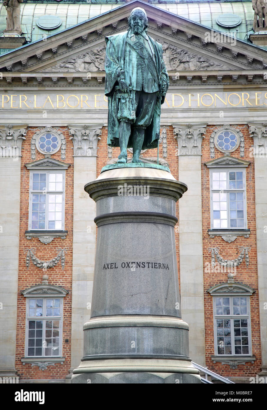 STOCKHOLM, Suède - le 19 août 2016 : voir sur le monument d'Axel Oxenstierna, Lord High Chancellor de la Suède situé dans Riddarhuset , Stockholm, Suède o Banque D'Images