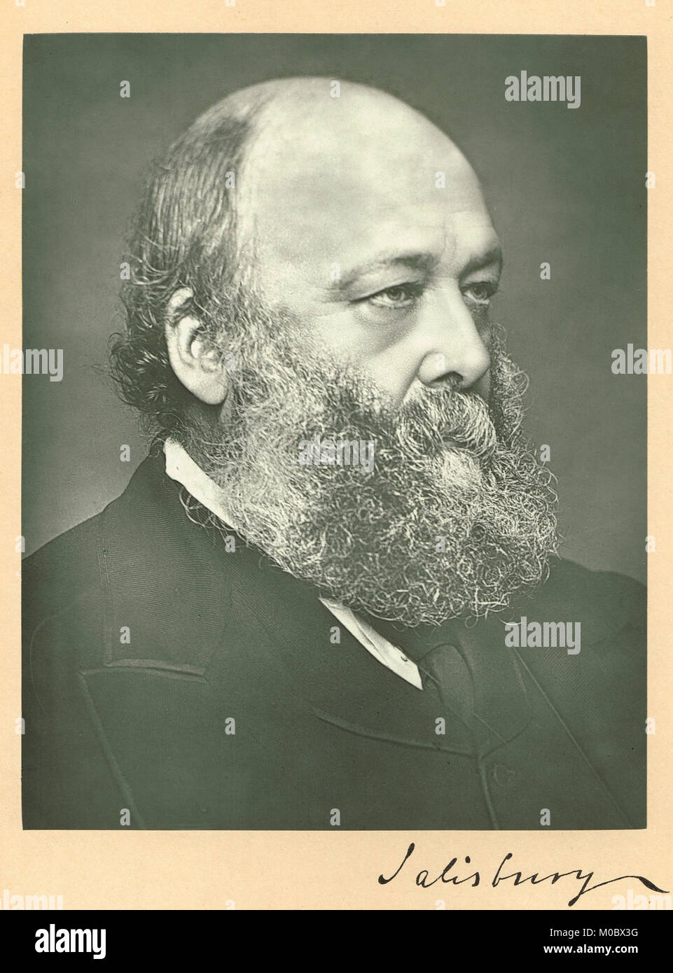 Robert Gascoyne-Cecil, 1830-1903. Le marquis de Salisbury, trois fois premier ministre du Royaume-Uni Banque D'Images