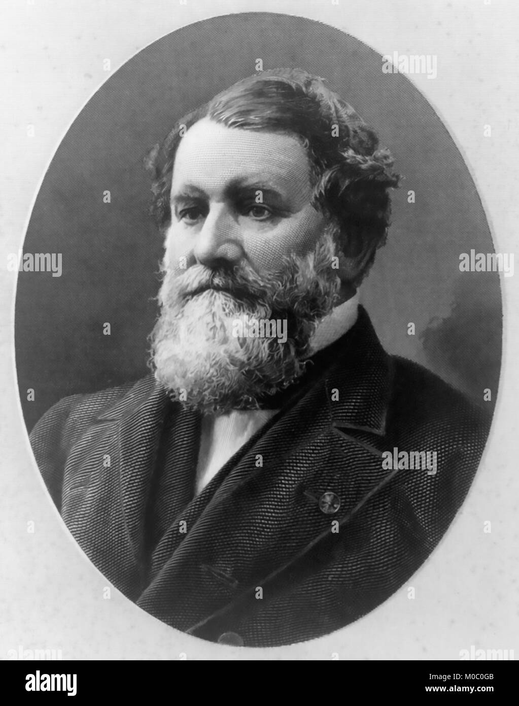 CYRUS McCORMICK (1809-1884) inventeur et homme d'affaires américain Banque D'Images