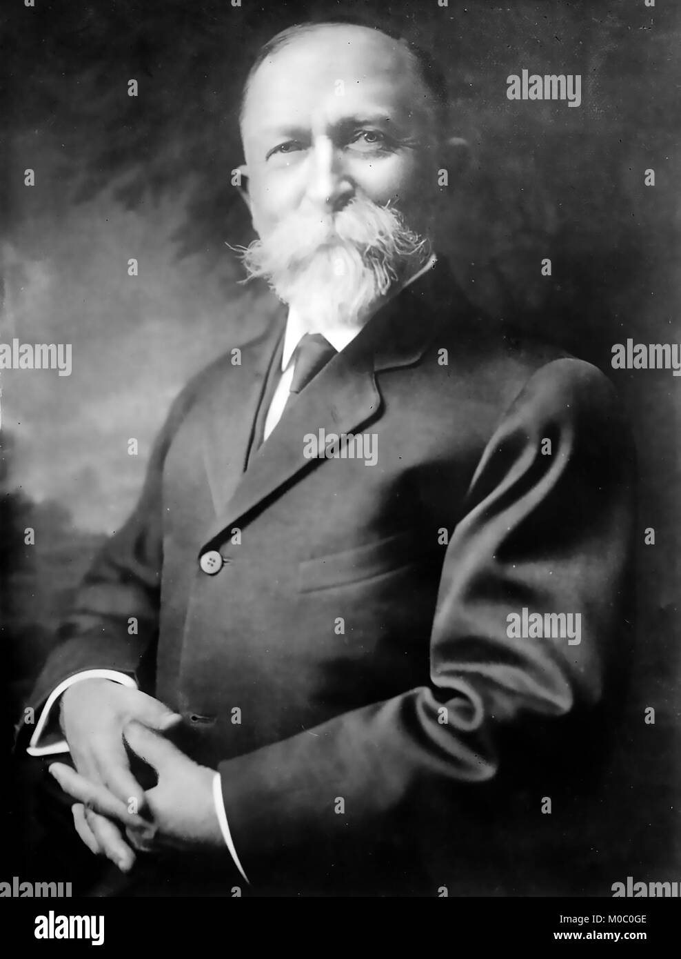 JOHN HARVEY KELLOGG (1852-1943) militant de la santé et de l'inventeur sur 1912 Banque D'Images