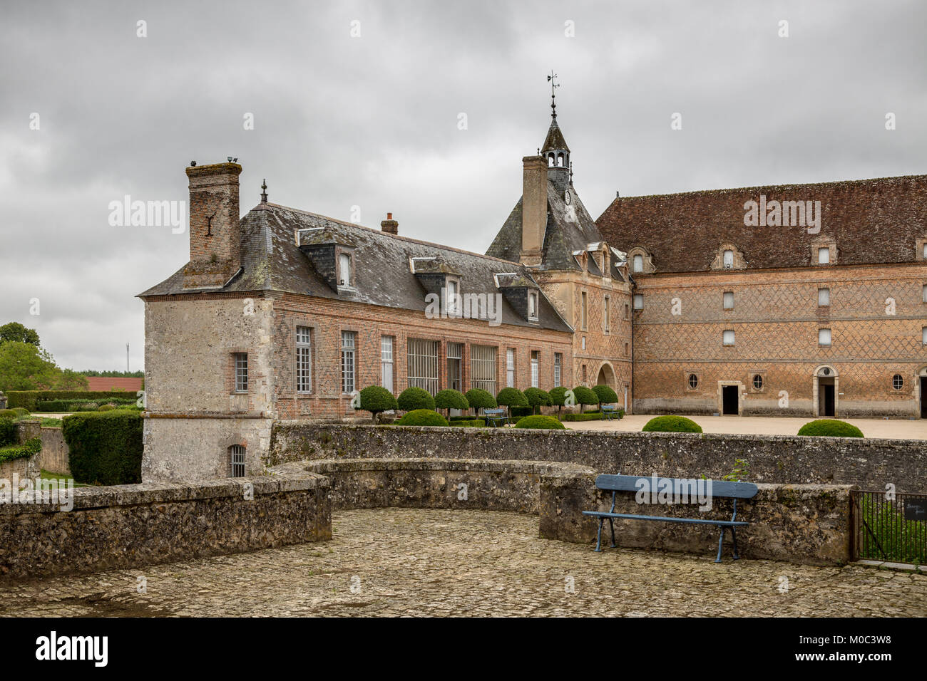 Château de la Bussière, La Bussière, la France, l'Europe. Banque D'Images