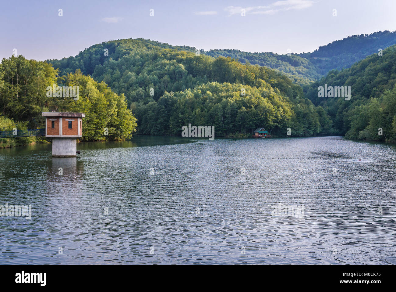 Vuckovica Vuckovica lac près de village de Lucani, municipalité du district de Moravica Serbie Banque D'Images