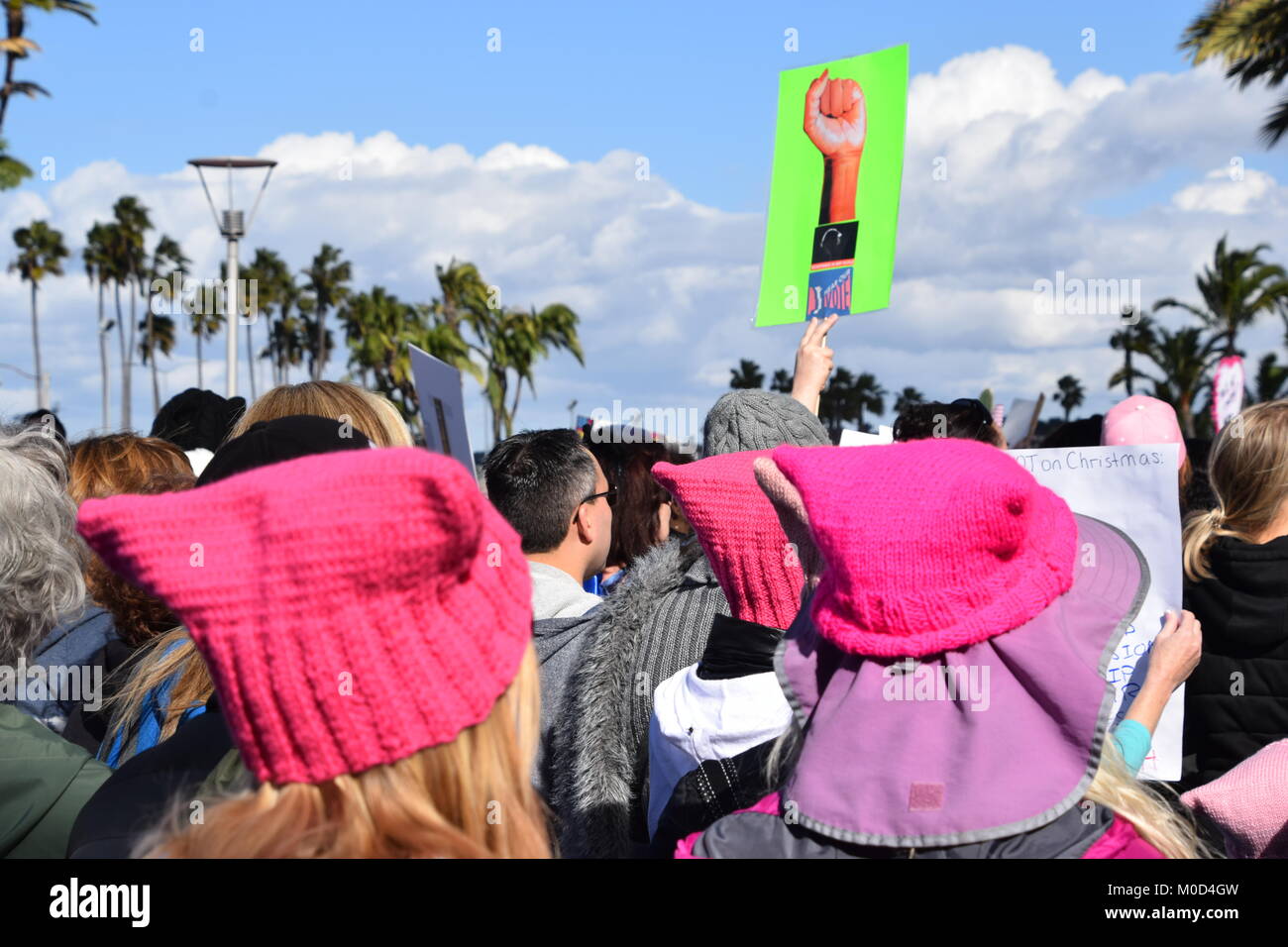 San Diego, USA. 20 Jan, 2018. Womens Mars 2018 San Diego Crédit : Matthieu Dycaico/Alamy Live News Banque D'Images