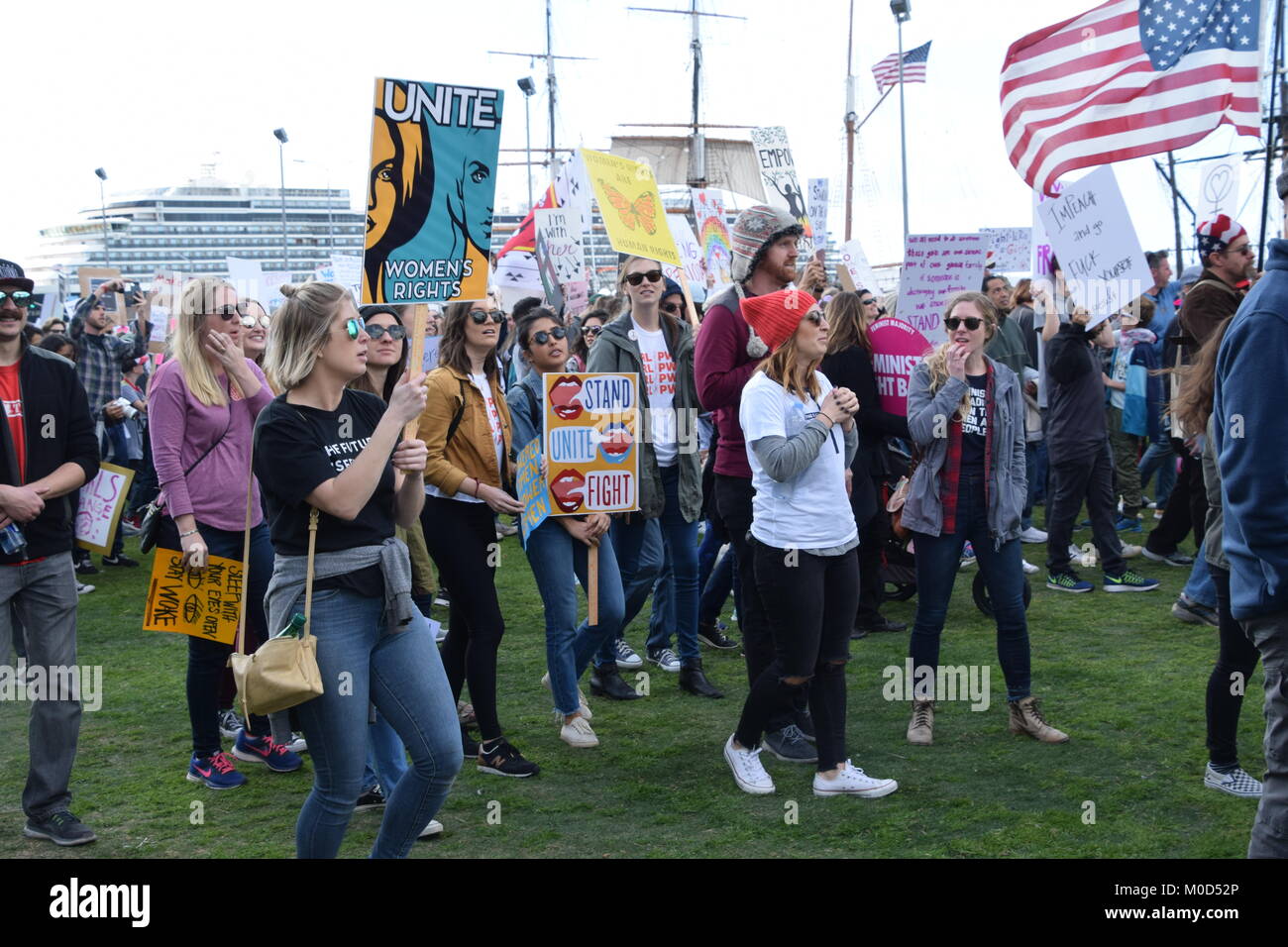San Diego, USA. 19 Jan, 2018. Womens Mars 2018 San Diego Crédit : Matthieu Dycaico/Alamy Live News Banque D'Images